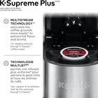 Keurig K-Supreme Plus Single Serve K-Cup Pod Coffee Maker, With Stainless Steel And MultiStream Technology, Silver