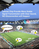 Referee Headset 3 People Talk Same Time Football Soccer Wireless Arbitro Communication System-Latest Chip-Newly Designed Earpiece(3V4(/w R Earpiece))