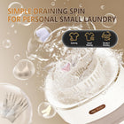 5.0 New Upgraded Portable Washing Machine 16L Mini Foldable Washer [German high-efficiency motor] [Hidden UV-C cleaning]Foldable Design Ideal for Hotel, Home, Apartment and Campain