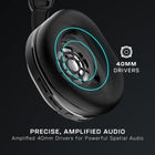 Turtle Beach Stealth 500 Wireless Amplified Gaming Headset for PS5, PS4, PC, Nintendo Switch, & Mobile – 40-Hr Battery, Bluetooth, Memory Foam Cushions, Flip-to-Mute Mic, EQ Presets – Black