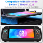 daydayup Switch Carrying Case Compatible with Nintendo Switch 2, with 24 Games Cartridges Protective Hard Shell Travel Carrying Case Pouch for Console & Accessories