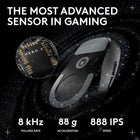 Logitech Pro X Superlight 2c Wireless Gaming Mouse 51g Compact - Black | 51g compact mini size, symmetrical shape, \u003C8 kHz polling, 44K DPI, PowerPlay charging, USB-C, 5 programmable buttons, PC/Mac