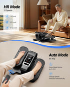 Under Desk Elliptical Machine, Electric Seated Pedal Exerciser, Quiet Leg Exerciser While Sitting for Seniors, Mini Portable Leg Exercise Machine with Remote, Adjustable 12-Speeds, Manual & Auto Mode