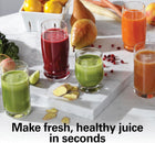 Hamilton Beach Big Mouth 3 Feed Chute Juice Extractor for Whole Fruits & Veggies, Easy Clean stainless steel strainer, Centrifugal Extractor, BPA Free, large Pulp bin, 800W, Stainless Steel, 67608Z