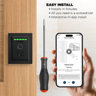 Weiser Halo Touch Matte Black WiFi Smart Lock, Keyless Entry Door Lock, Fingerprint Door Lock, Amazon Alexa & Google Assistant/Google Home Compatible, Deadbolt Lock, Modern Smart Locks for Entry Door