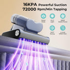 Candy Mattress Vacuum Cleaner, 16Kpa Bed Vacuum Cleaner with UV-C Light, 72000 RPM/Min, 140°F Heat, Versatile Handheld Vacuums for Bed, Sofa, Couch, Crib(Corded, 650W)