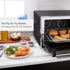 KitchenAid Digital Air Fryer Dual Convection Countertop Oven with Temperature Probe, Black Matte, KCO224BM