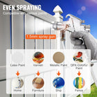 VEVOR Spray Paint Pressure Pot, 10 L/2.5 gal Fully Automatic Stirring Pressure Pot Tank, 70 psi Adjustale Pressure, Pressure Pot Paint Tank with Spray Gun and Hoses, for Home Decor Industry Painting