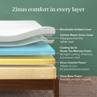 Zinus Full Mattress - 6 Inch Green Tea Cooling Gel Memory Foam Mattress, Pressure Relief, for Cool Sleep, CertiPUR-US Certified Foam, Mattress in a Box, 10-Year Warranty, Full Size