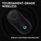Logitech G PRO 2 Lightspeed Ambidextrous Wireless Gaming Mouse - Black | Symmetrical design, \u003C4 customizable magnetic side buttons, USB-C charging, PowerPlay Wireless Charging Supported, For PC/Mac