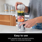 Ninja Blast Portable Blender, Cordless, 18oz. Vessel, Personal Blender for Shakes & Smoothies, BPA Free, Leakproof Lid, USB-C Rechargeable, White, BC151WHC (Canadian Version)