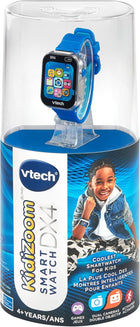 VTech KidiZoom Smartwatch DX4, Blue (Bilingual Version)