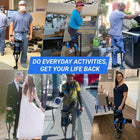 iWALK3.0 – The Original Hands Free Knee Crutch - Alternative to Crutches and Knee Scooters - iWALK Replaces Crutches for Adults - Peg Leg Crutch For Lower Leg Injuries - See All Qualifications for Use - Not for Elderly or Balance Impaired | MUST MEET ALL 