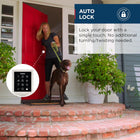 Weiser SmartCode Satin Nickel Keyless Entry Door Lock/Deadbolt Lock, 10-Button Touchpad Door Lock with Backlit Keypad, Up to 50 User Codes, Electronic Door Locks for Front Door, Modern Home Décor