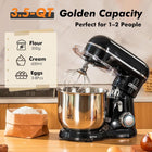 Kitchen in the box Stand Mixer, 3.5QT Small Kitchen Electric Mixer, 10-Speed Mini Lightweight Food Mixer with Egg Whisk, Dough Hook, Beater (Black)