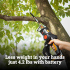 WORX WX550L 20V Axis 2-in-1 Reciprocating Saw and Jigsaw with Orbital Mode, Variable Speed and Tool-Free Blade Change