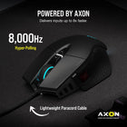 Corsair M65 RGB Ultra Tunable FPS Gaming Mouse - CORSAIR Marksman 26,000 DPI Optical Sensor, Optical Switches, AXON Hyper-Processing Technology, Sensor Fusion Control, Tunable Weight System - Black