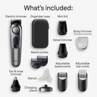 Braun All-In-One Style Kit Series 7 7420, 11-in-1 Trimmer for Men with Beard Trimmer, Body Trimmer for Manscaping, Hair Clippers & More
