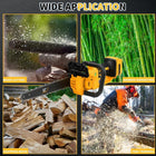 10/12 Inch Cordless Chainsaw for Dewalt 20V Battery, Brushless Electric Chain Saw with Auto Oiler & Security Lock, 8700RPM for Wood Cutting, Tree Trimming, Pruning (Bare Tool, Without Battery)
