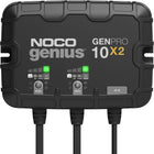 NOCO Genius GENPRO10X2: 2-Bank, 20A Onboard Battery Charger - 10A Per Bank, 12V Waterproof Marine Charger with Overcharge Protection & Temperature Compensation – for Lead-Acid & Lithium Batteries | Charges 2 Batteries at Once, IP68 Waterproof, Overcharge 