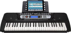 54-Key Digital Piano Keyboard with Simply Piano App, 350 Sounds & Rhythms, LCD Backlit Display, & Keynote Stickers
