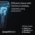 Braun Foil Shaver, Shavers for Men, Electric razor, Series 7, Wet & Dry with Turbo Mode, 7120s