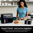 Ninja Foodi DZ090C 5-in-1, 6-qt. 2-Basket Air Fryer with DualZone Technology, Black