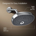 Kohler 26290-CP Statement® Three-function showerhead, 2.5 gpm, Polished Chrome