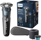 Philips Shaver Series 5000, Wet & Dry Electric Shaver & Face Razor for Men with Cable‑Free Quick Clean Pod, S5882/50