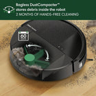 Roomba 205 DustCompactor Vac Robot Vacuum - Auto-Compacts Debris Within The Robot, No Emptying for 60 Days, Bagless, Intense Power-Lifting Suction, LiDAR Navigation, Multi-Surface, Works with Alexa