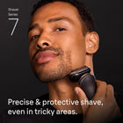 Braun Foil Shaver, Shavers for Men, Electric razor, Series 7, Wet & Dry with Turbo Mode, 7120s