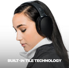 Skullcandy Hesh ANC Wireless Over-Ear Bluetooth Headphones, Active Noise Cancelling, 22 Hrs Battery, Foldable Lightweight Design, Microphone for iPhone Android - True Black (CA Version & Warranty)