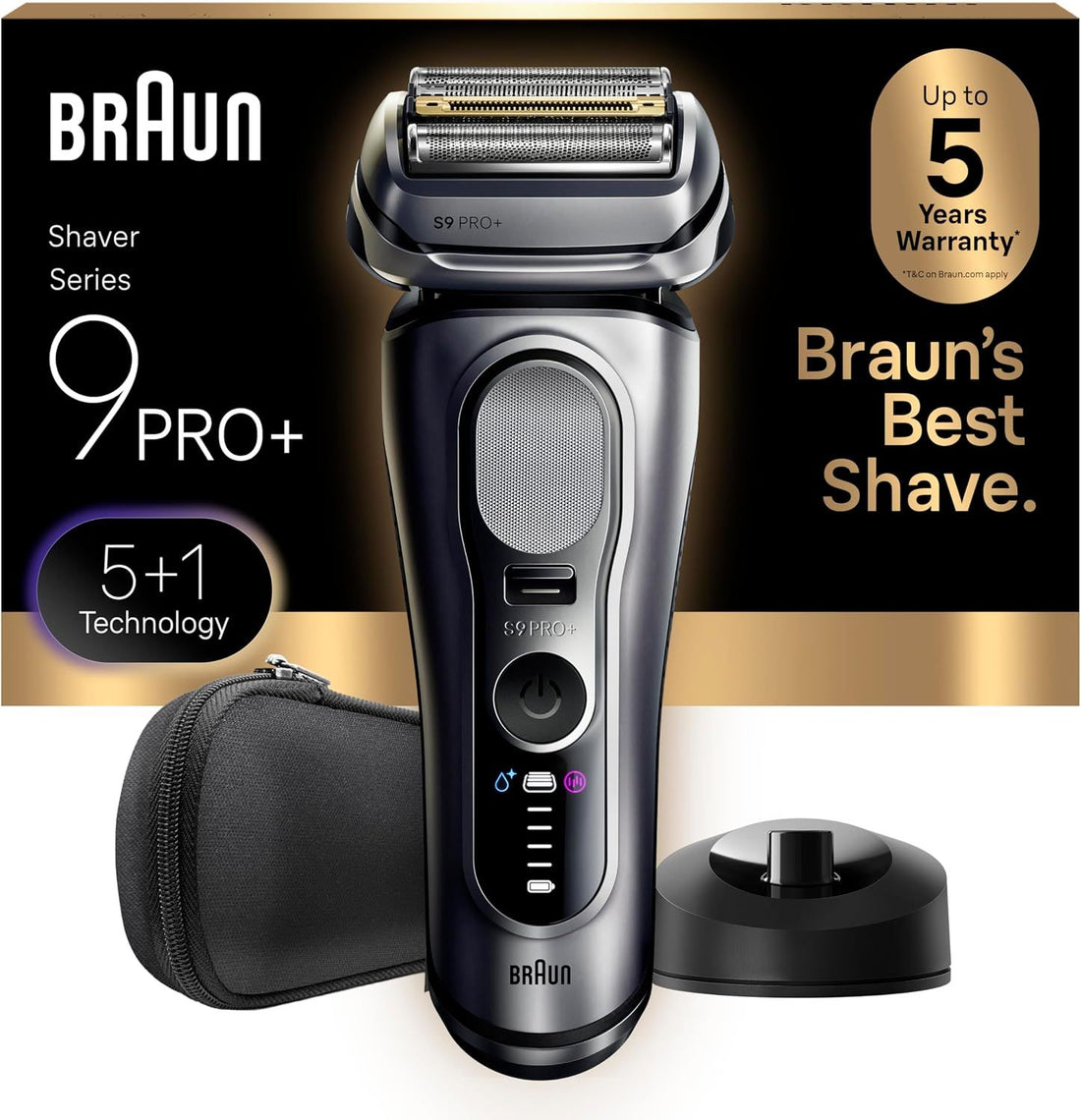 BRAUN SHAVER 9617S SILV BOX NA