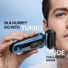 Braun Electric Razor for Men Series 6, Beard Shaver, Electric Shaver, GentleFlex, SkinGentle Foil, with Precision Trimmer, S6 6120s, 1 item