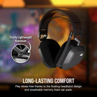 Corsair HS80 MAX Wireless Multiplatform Gaming Headset with Bluetooth – Dolby Atmos – Broadcast Quality Microphone – iCUE Compatible – PC, Mac, PS5, PS4, Mobile – Steel Gray