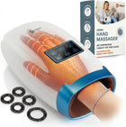 Lifepro Cordless Hand Massager for Hands, Wrists & Fingers – Heat & Compression with 5 Intensity Levels, 5 Massage Modes, 2 Vibration Levels, and Travel Bag – Ideal Gift for Men & Women (White)