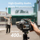 DJI Mic Mini (1 TX + 1 RX), Wireless Lavalier Microphone for iPhone/Camera/Android, Ultralight, Detail-Rich Audio, Noise Cancelling, Automatic Limiting, Vlog, Streaming, 400m Transmission | Ultralight Tx ≈10 G, 11.5 H Tx and 10.5 H Rx, Two-Level Noise Can