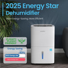Waykar Max 80 Pint/D(Standard 62Pint/D) Energy Star Home Dehumidifier for Spaces up to 5,000 Sq. Ft in Basement Home and Large Rooms with Drain Hose, Handle, Auto Defrost and Self-Drying