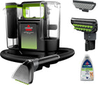 BISSELL Little Green Max Pet Portable Carpet and Upholstery Deep Cleaner, Car Auto Detailer, Self-Cleaning Tough Stain Tool, Pet Hair Removal Tool, Dual Tank, Triple Action OXY Formula, 3860B