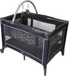 Cosco Funsport Deluxe Playard, Pack for travel, Bassinet mode, Portable Indoor & Outdoor Use/ play, compact fold, lightweight, travel bag included - Seedling