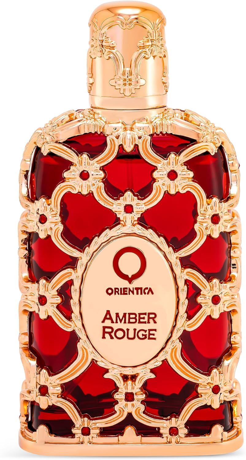 Orientica Amber Rouge Luxury Collection for Unisex Eau de Parfum Spray, 5.0 Ounce