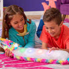 Furby DJ Furby Interactive Toy, Super Snuggly Rainbow Electronic Plush with Music, Lights, Motion, and Games, 32 in/81 cm Long, Ages 6+ (French Version)