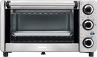 Danby DBTO0412BBSS 0.4 cu ft 4 Slice Countertop Toaster Oven With Toast, Bake, Broil, Keep Warm functions in Stainless Steel