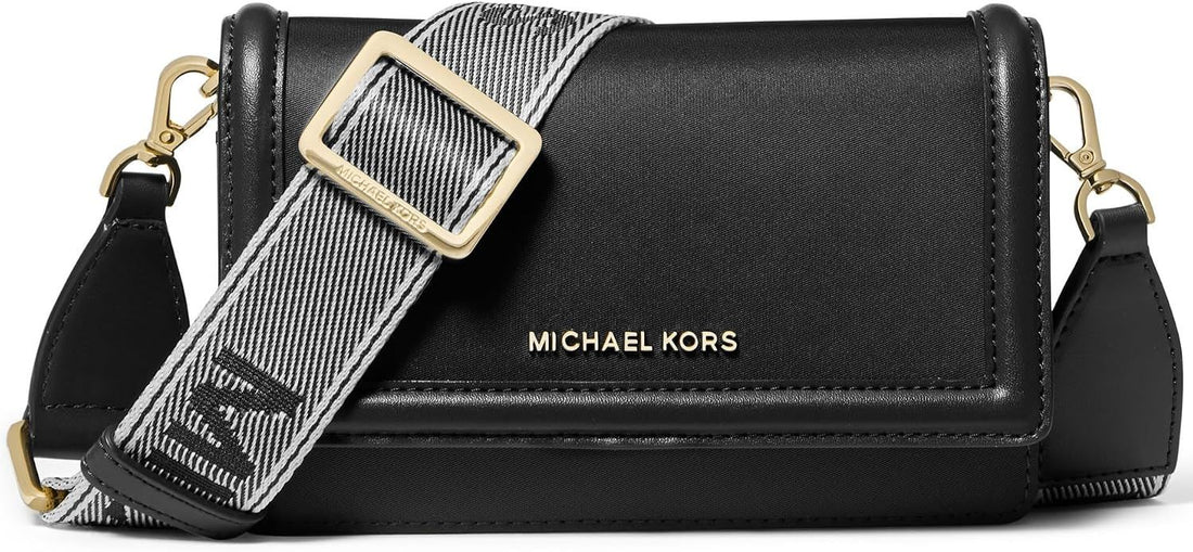 Michael Kors Jet Set Small Phone Crossbody Bag, Gold-Tone