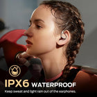 Monster AC520 Open Ear Headphones, Bluetooth 6.0 Wireless HiFi Earbuds, 24H Playtime Open Ear Design, ENC Clear Call, IPX6 Waterproof, Unique Handbag Design