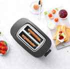 ZWILLING Enfinigy Toaster 2 Slice with Extra Wide 1.5\ Slots for Bagels, 7 Toast Settings, Even Toasting, Reheat, Cancel, Defrost, Black, 53101-701