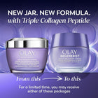 Olay Face Moisturizer, Anti-Aging Night Cream for Women - Fragrance-Free Skin Care, Instant Hydration, Anti-Wrinkle, Reduces Fine Lines, Exfoliates, Smooths Texture - Niacinamide, Amino Pepitde, 50 mL [Packaging may Vary]