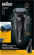BRAUN SHAVER 5160CC SYSTEM BLK NA