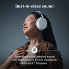 Sennheiser Momentum 4 Headphones - Bluetooth Headset for Crystal-Clear Calls, Adaptive Noise Cancellation, 60h Battery Life, Lightweight, Black/Copper