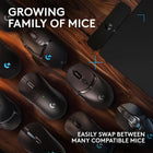 Logitech G POWERPLAY 2 Wireless Charging Mouse Pad for Compatible Logitech G Gaming Mice, 34.5 X 28.4 cm (13.5 x 11.2 inches), 3.5 mm Height, for PC/Mac - Black